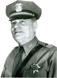 Chief William A. Gabrielson in uniform to include a hat