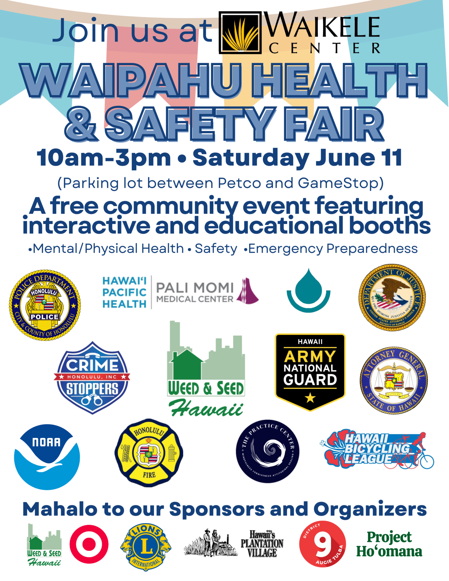 Waipahu Health & Safety Fair Honolulu Police Department