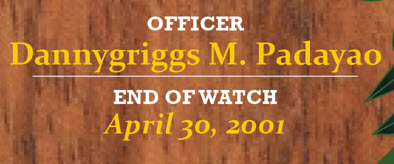 Officer Dannygriggs M. Padayao