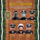 July roll of honor featuring seven HPD officers who died in the line of duty