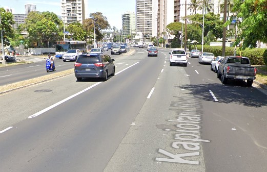 Photo of Kapiolani Boulevard eastbound
