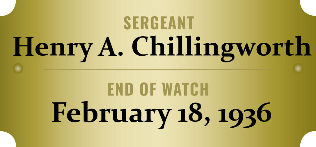 Sergeant Henry A. Chillingworth