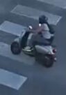 photo of suspect on a moped