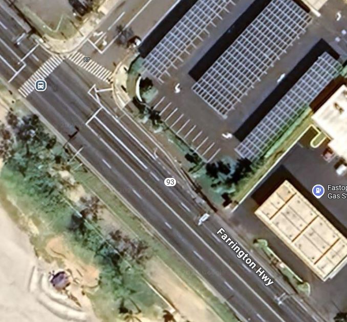 Google map image of Farrington Hwy and Nanaikeola St.
