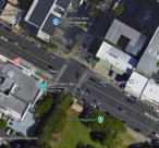 Waialae Avenue westbound, 23 feet east of 10th Avenue