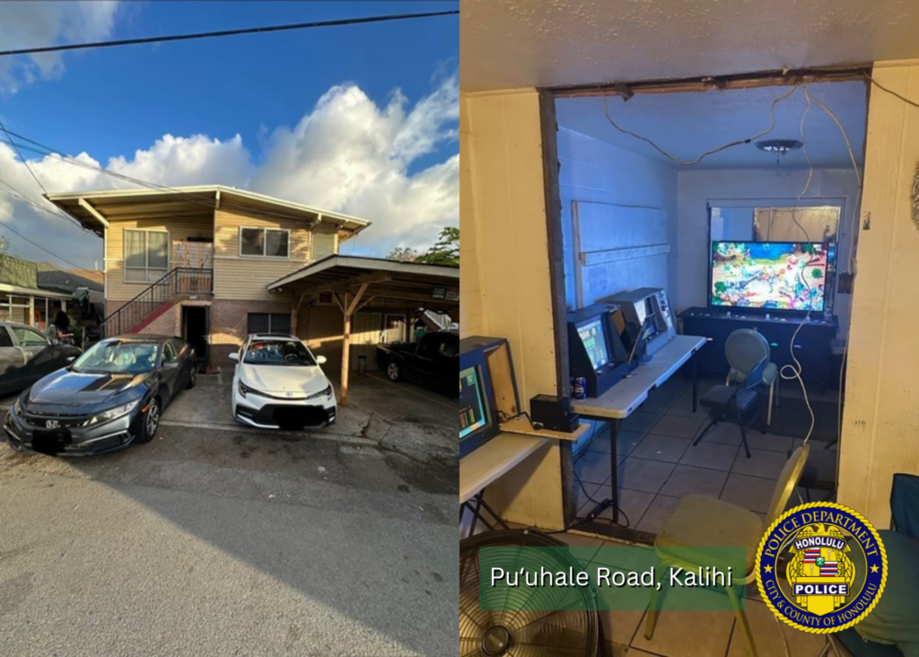 Multiple Gambling Busts in Kalihi: 50 Machines, Illicit Drugs and Cash Seized