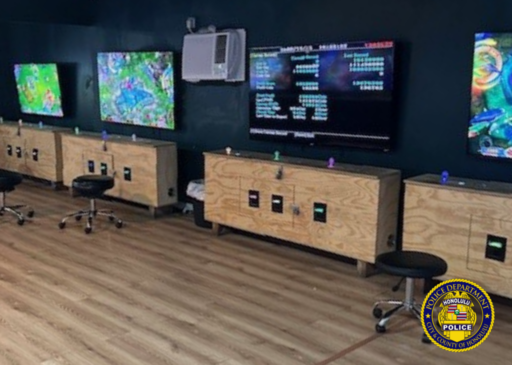 McCully Gambling Bust: 24 Machines and Cash Seized