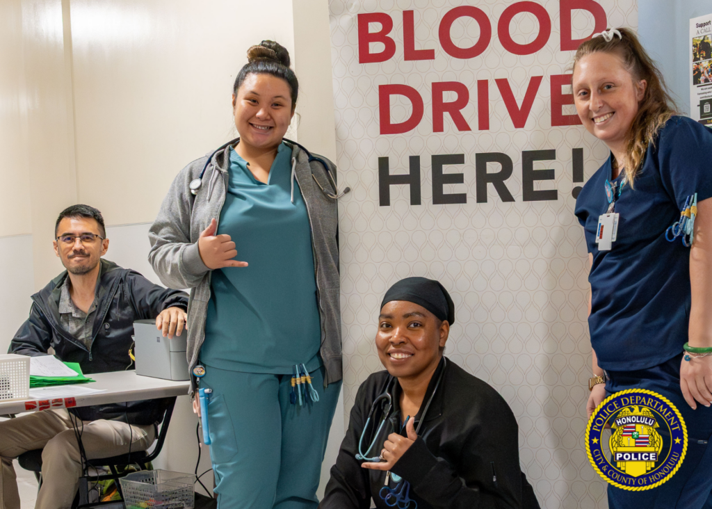 Rolling Up Sleeves: HPD Hosts Blood Drive