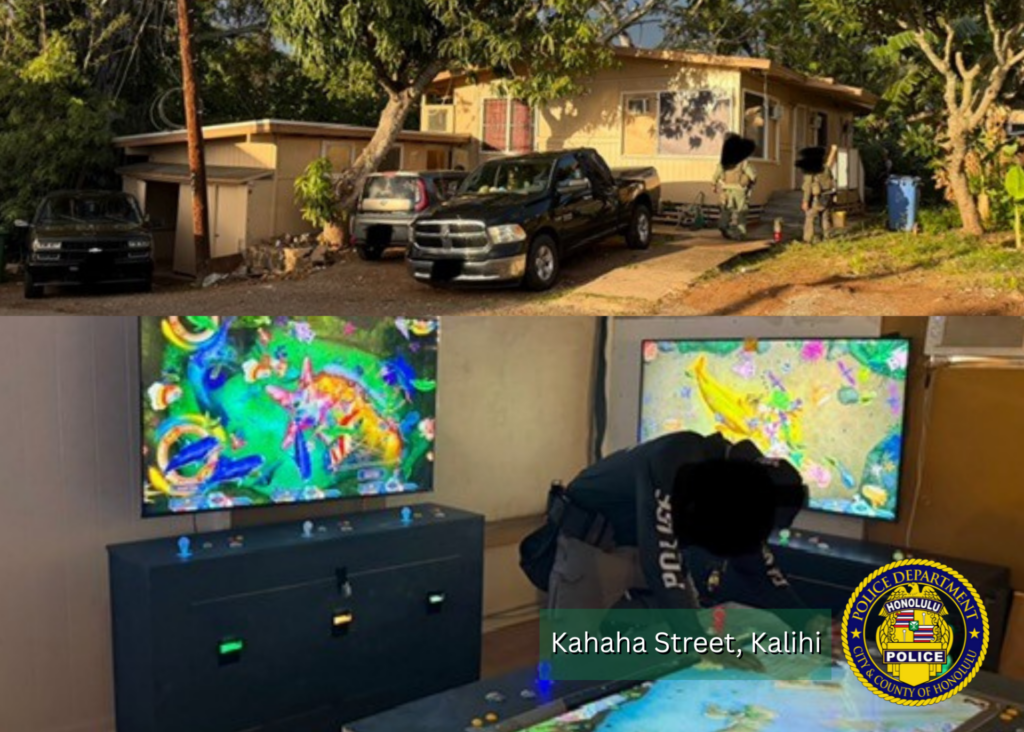 Multiple Gambling Busts in Kalihi: 50 Machines, Illicit Drugs and Cash Seized