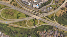 Google Maps Image of the H-3 Freeway (westbound), near the Honolulu Off-Ramp.