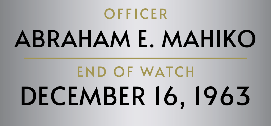 Roll of Honor for the month of December