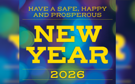 Wishing you a safe, happy, and prosperous New Year!