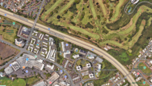 Google Maps image of the H-1 Freeway near the Kaonohi Street overpass.