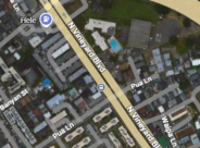 Google maps depicting the area of N. Vineyard Boulevard and Pua Lane