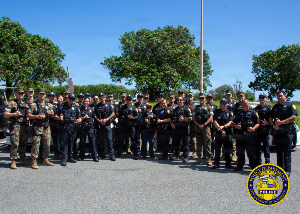 🚓🤝 HPD officers from District 4 Community Policing Team and District 6 Fourth Watch partnered with the Marine Corps Base Hawaiʻi Provost Marshal’s Office to promote traffic safety. The initiative began with sign waving at the base entrance, reminding drivers to “Slow Down,” “Drive with Aloha,” and including the sobering reminder that “Speed Kills.” Officers also conducted a speeding operation as part of the effort, issuing over 20 speeding citations. 🚗💙 Traffic safety starts with each of us. Slow down, stay alert, and drive with aloha to help keep our roads safe for everyone. #CommunityPolicing #TrafficSafety #SaferRoadsTogether #DriveWithAloha #SafeEveryMile