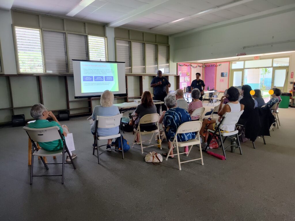 Wailupe Community Park Safety Preso and ID Event 3-18-26