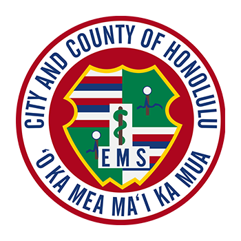 EMG Logo City and County of Honolulu - Emergency Medical Services Logo