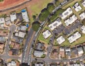 Google Maps image depicting the area of Meheula Parkway, near Keaolani Street