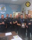 Officer Kevin Ornido with Command Staff