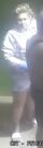 Unknown shirtless male and unknown female with reading glasses as shown on surveillance camera