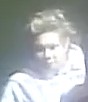 Unknown shirtless male and unknown female with reading glasses as shown on surveillance camera