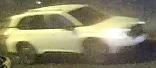 Four door station wagon, possibly a Subaru, as shown on surveillance video