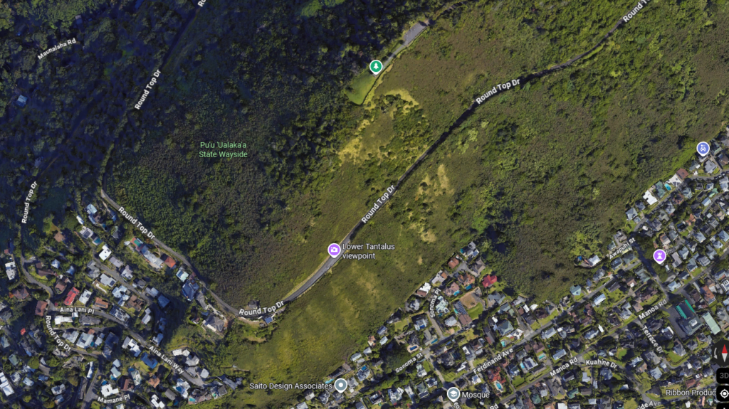 Google Maps Image of the 3200 Round Top Drive area.
