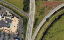 Google maps image that depicts the area of Kalaeloa Boulevard near Farrington Highway