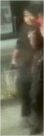 Unknown male wearing a backwards baseball cap and a rattail hairstyle as shown on surveillance camera