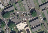 Google Maps depicting the area of Ahonui Street and Linapuni Street