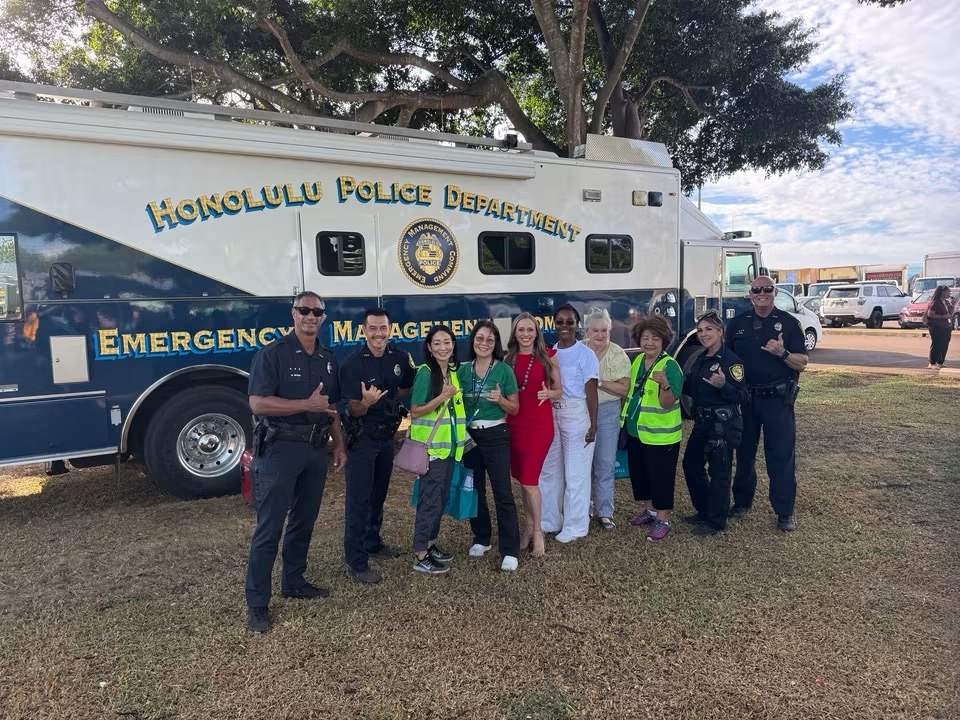 Officers came together for National Night out; recognizing our amazing Neighborhood Security Watches