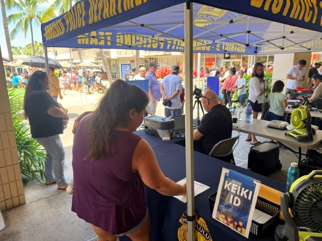 Officers provided free Keiki ID in Waikele