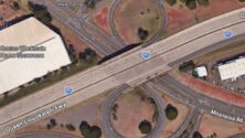 Google maps image that depicts the area of the H-1 E Freeway near Moanalua Road underpass