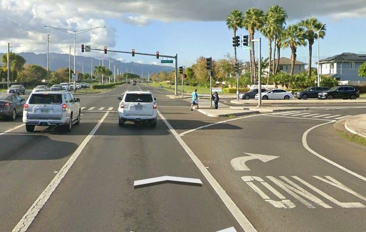 Intersection of Fort Weaver Road and Keaunui Drive