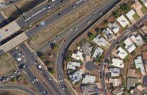 Google Map image of the H-1 eastbound on ramp 100' west of Kunia Road.